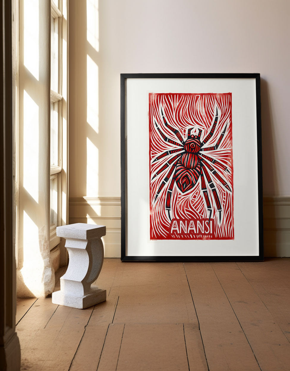 Anansi Spider framed poster for living room