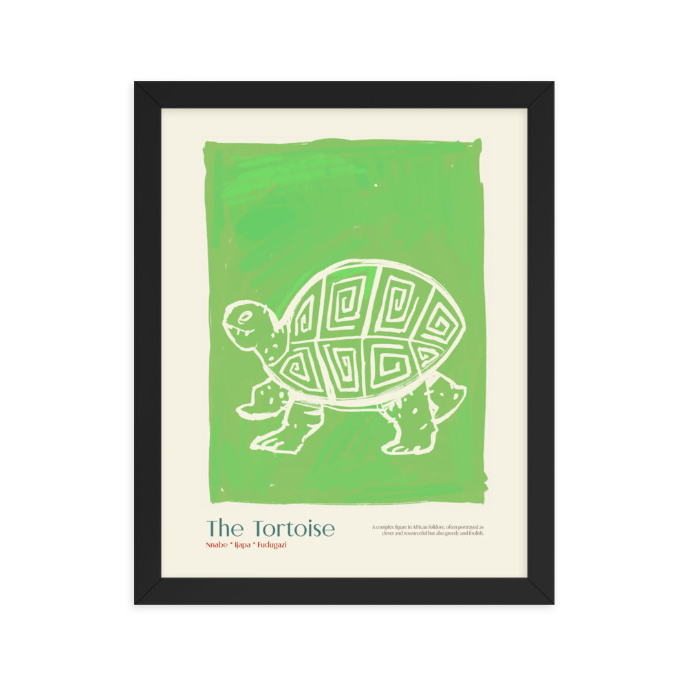 Creative Tortoise and hare framed poster