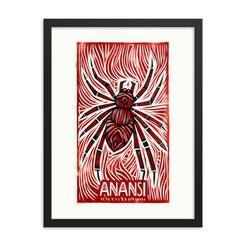 Akan mythology framed poster