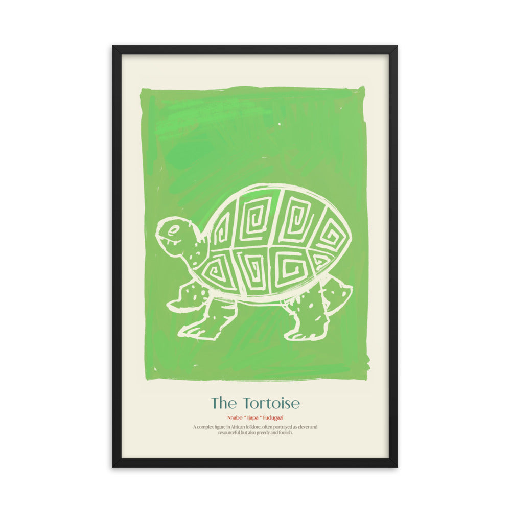 Tortoise framed poster high quality