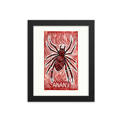 Anansi Spider framed poster as a gift