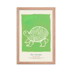 Lovely Tortoise framed poster as a gift