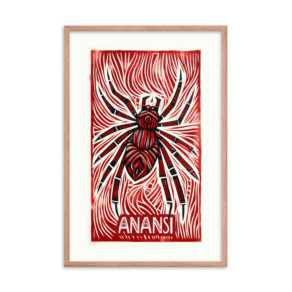 African culture framed poster Spiderman poster