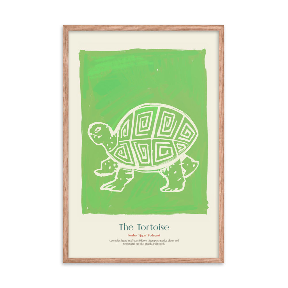 Tortoise framed poster for bedroom