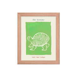 Tortoise home decor framed