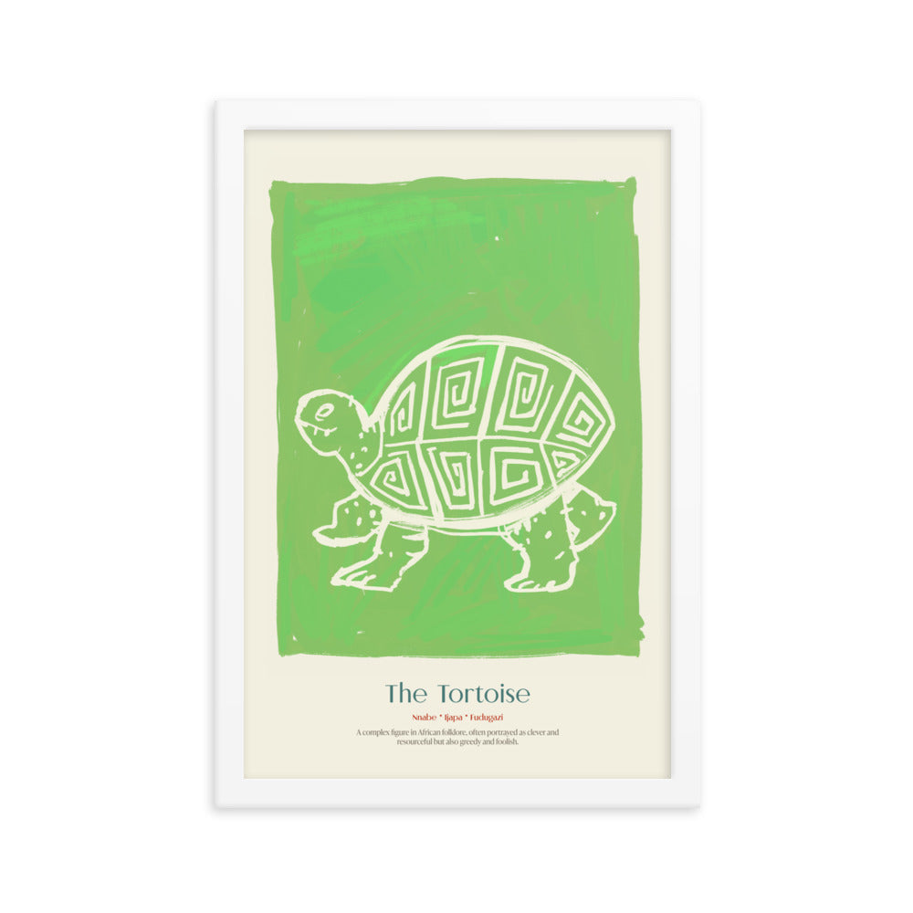 Cheap Tortoise framed poster for office, living room, bedroom, study